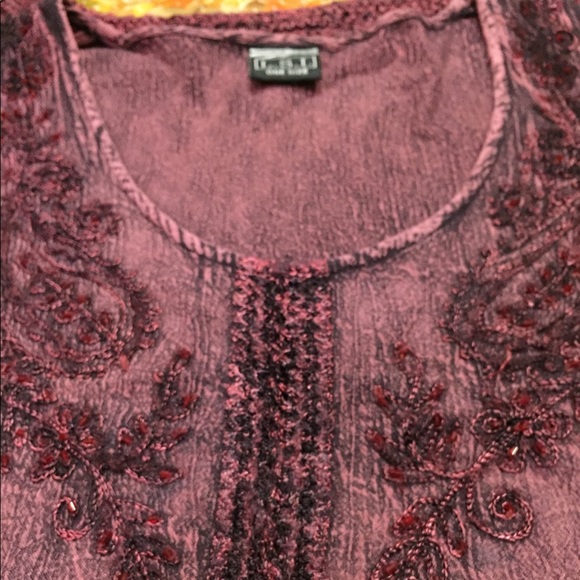 LSI wine colored tunic os - Picture 7 of 7